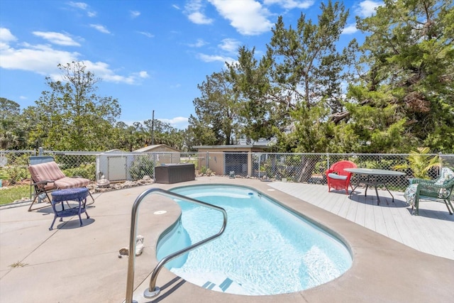 2542 N Regatta Pt, Crystal River, FL 34429 - view of swimming pool featuring a deck