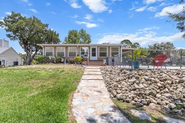 2542 N Regatta Pt, Crystal River, FL 34429 - manufactured / mobile home featuring a sunroom