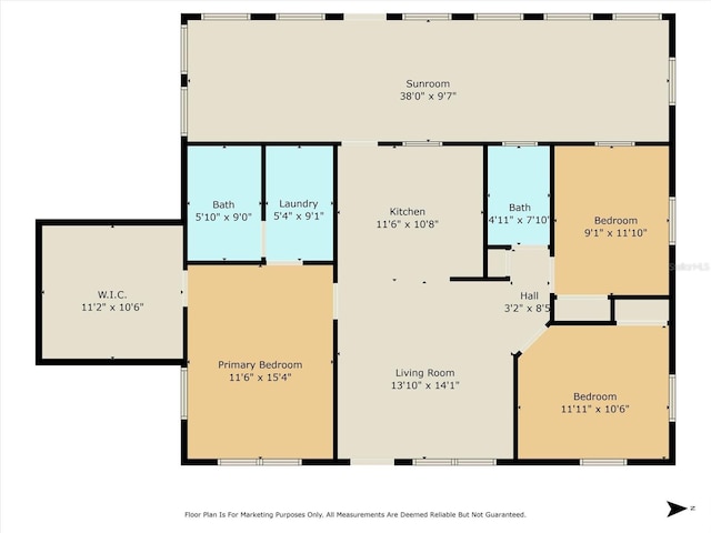 2542 N Regatta Pt, Crystal River, FL 34429 - room layout
