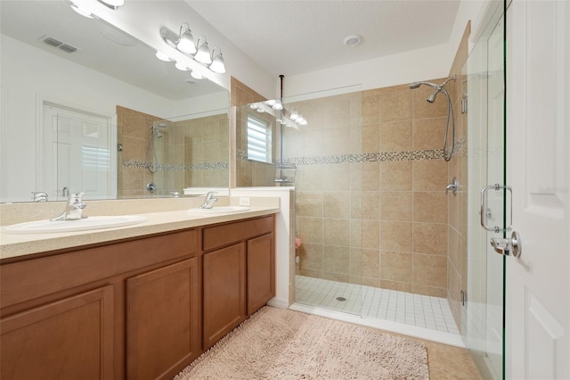 641 Black Eagle Dr, Groveland, FL 34736 - full bath with a shower stall and double vanity