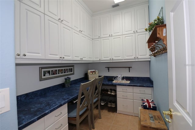 11868 SE 91st Cir, Summerfield, FL 34491 - office space with built in desk and light tile patterned floors