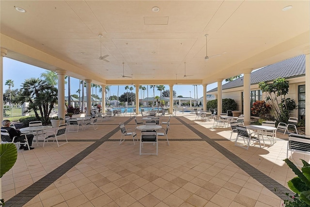 11868 SE 91st Cir, Summerfield, FL 34491 - view of patio / terrace with a swimming pool