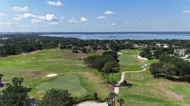 4239 Fawn Meadows Cir, Clermont, FL 34711 - drone / aerial view of a nearby body of water and a golf club