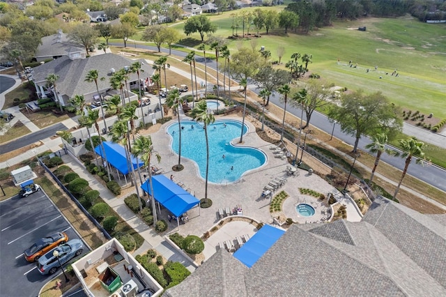 4239 Fawn Meadows Cir, Clermont, FL 34711 - bird's eye view of a pool