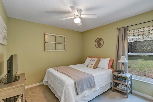 34231 Shadewood Cir, Leesburg, FL 34788 - bedroom featuring light carpet, multiple windows, and baseboards