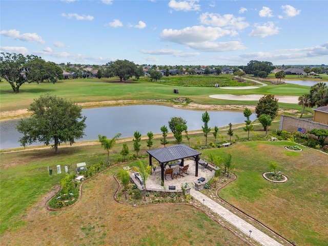 3097 Bureau Path, The Villages, FL 32163 - aerial view of a large body of water and a local golf course