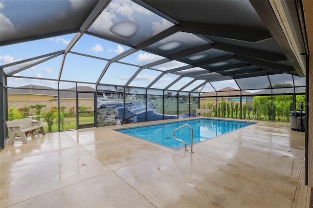 3097 Bureau Path, The Villages, FL 32163 - outdoor pool with a patio and a lanai