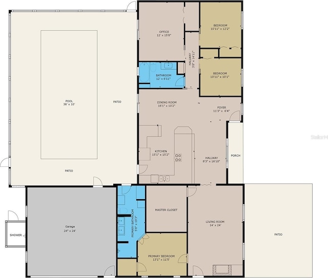 101 Lakeshore Blvd, Saint Cloud, FL 34769 - room layout