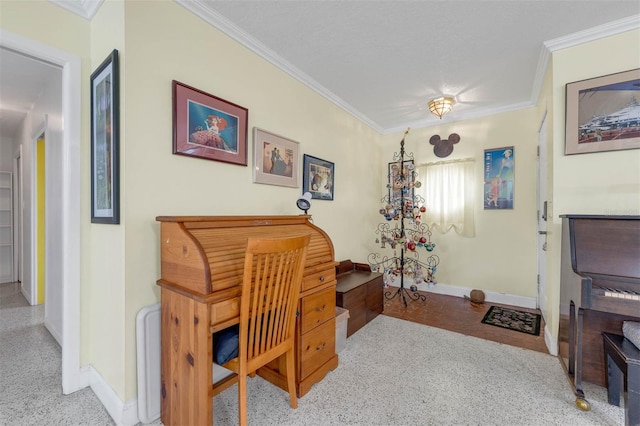 101 Lakeshore Blvd, Saint Cloud, FL 34769 - office with baseboards and ornamental molding
