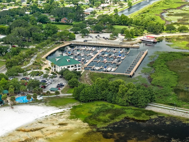 101 Lakeshore Blvd, Saint Cloud, FL 34769 - drone / aerial view of a large body of water and numerous boat docks