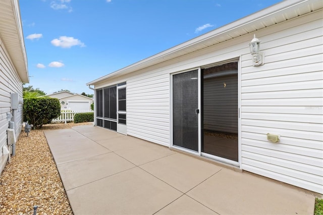 2317 Whisper St, The Villages, FL 32162 - view of patio / terrace with a sunroom