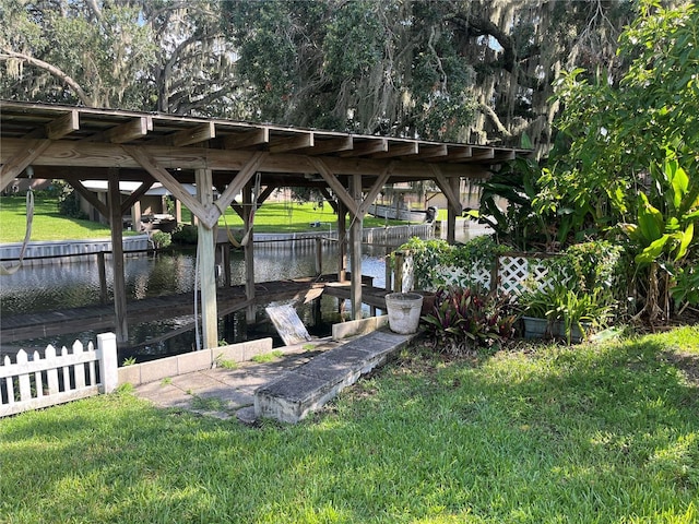 11812 Watts Ct, Tavares, FL 32778 - view of yard with a water view