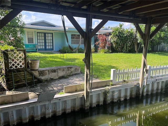11812 Watts Ct, Tavares, FL 32778 - dock area featuring a water view
