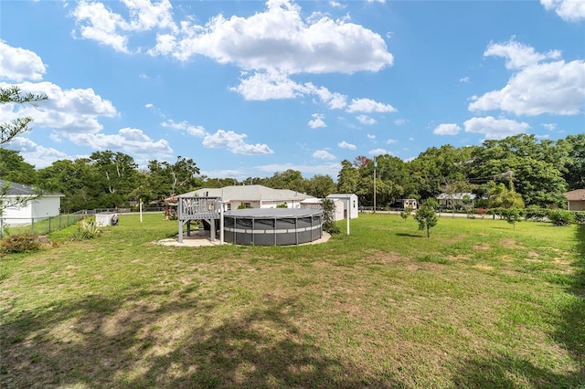 8850 SE 156th St, Summerfield, FL 34491 - view of yard with an outdoor pool