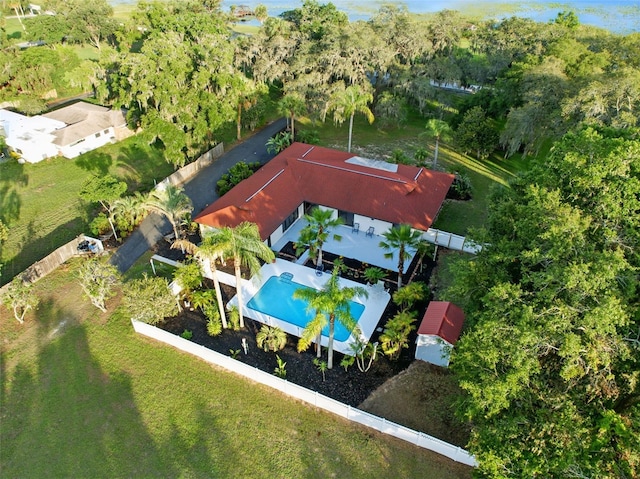 9269 Silver Lake Dr, Leesburg, FL 34788 - view of subject property with a pool area