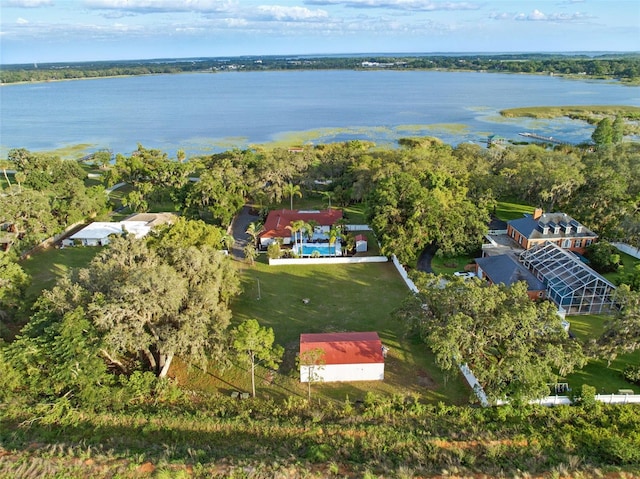 9269 Silver Lake Dr, Leesburg, FL 34788 - bird's eye view of a large body of water