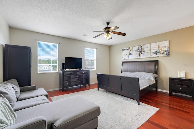 107 Wekiva Pointe Cir, Apopka, FL 32712 - bedroom featuring wood finished floors, baseboards, and a ceiling fan