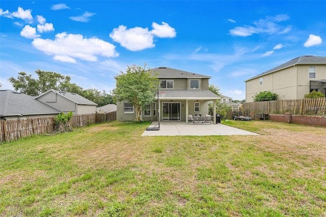 107 Wekiva Pointe Cir, Apopka, FL 32712 - rear view of property with a patio and stucco siding