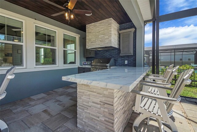 14501 Wabasso Loop, Winter Garden, FL 34787 - view of patio featuring ceiling fan