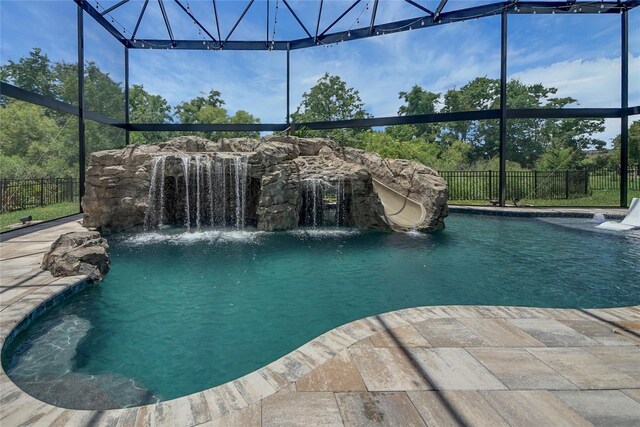 14501 Wabasso Loop, Winter Garden, FL 34787 - view of pool with a water slide