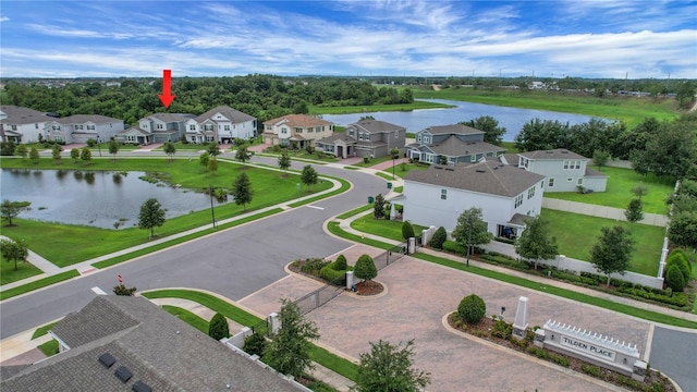 14501 Wabasso Loop, Winter Garden, FL 34787 - aerial perspective of suburban area with a large body of water