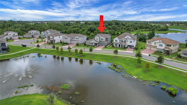 14501 Wabasso Loop, Winter Garden, FL 34787 - aerial perspective of suburban area with a nearby body of water