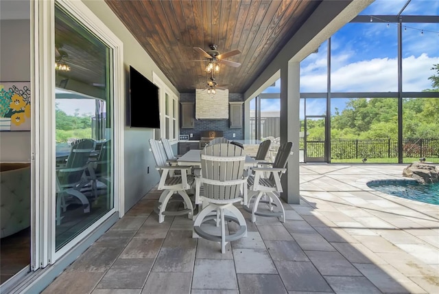 14501 Wabasso Loop, Winter Garden, FL 34787 - view of sunroom
