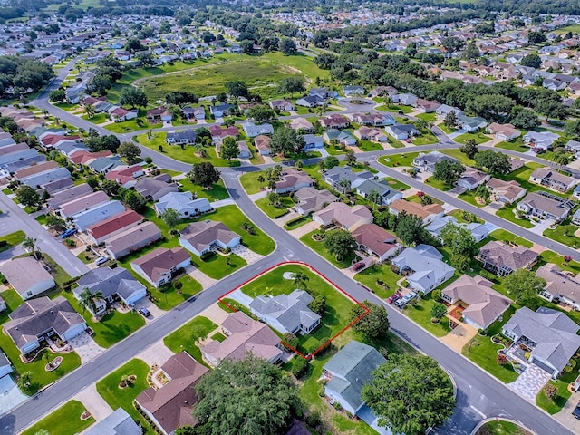 2799 Privada Dr, The Villages, FL 32162 - aerial view of property's location with nearby suburban area