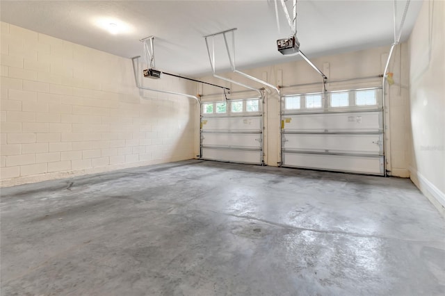 15531 Waterleigh Cove Dr, Winter Garden, FL 34787 - garage with a garage door opener and concrete block wall