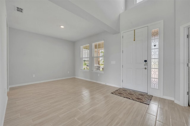 2147 Timber Creek Ln, Clermont, FL 34715 - foyer entrance with light wood-type flooring and baseboards