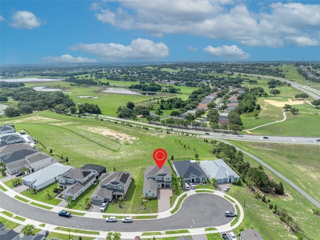 2147 Timber Creek Ln, Clermont, FL 34715 - aerial perspective of suburban area featuring a golf course