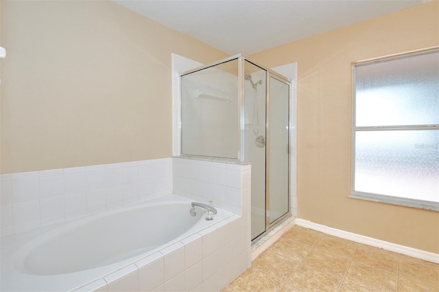 832 Willow Run St, Minneola, FL 34715 - full bath with a garden tub and a stall shower