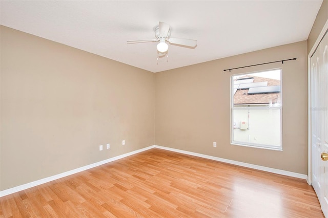 832 Willow Run St, Minneola, FL 34715 - unfurnished room featuring light wood-style floors and a ceiling fan