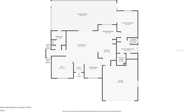 15916 Indian Wells Ct, Clermont, FL 34711 - property floor plan