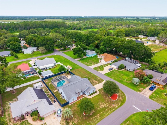 2705 Bayview Dr, Eustis, FL 32726 - aerial view of residential area with a forest