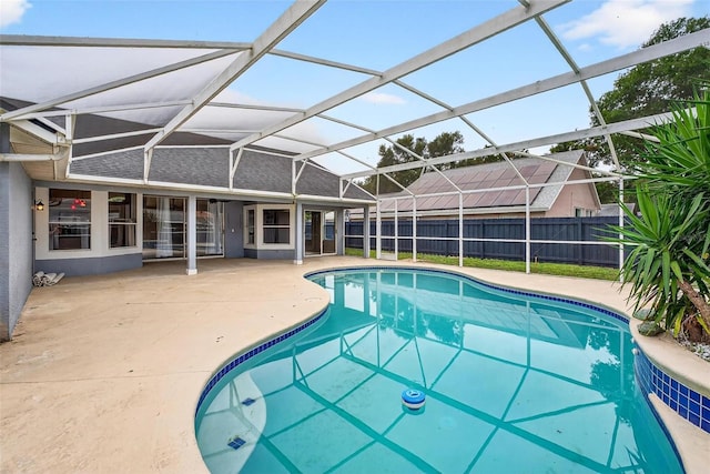 2705 Bayview Dr, Eustis, FL 32726 - view of pool with a patio and a lanai