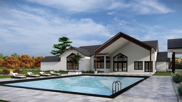 2421 Shady Ln, Groveland, FL 34736 - swimming pool with a patio area