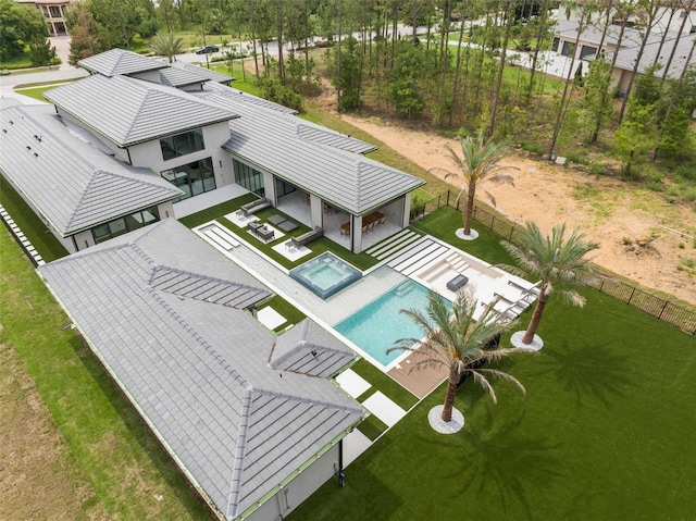 16320 Pendio Dr, Bella Collina, FL 34756 - bird's eye view of a pool