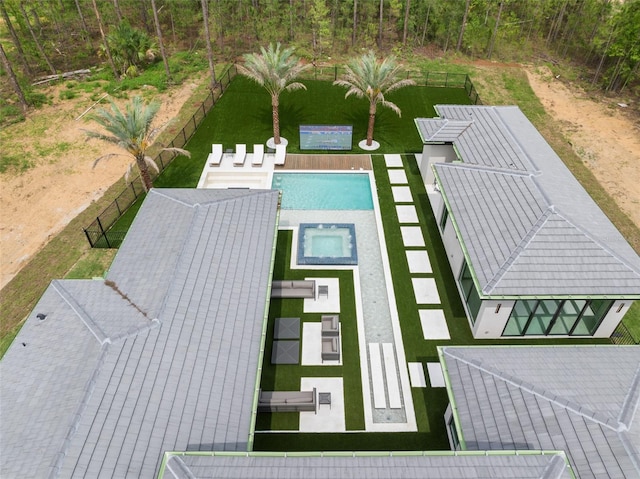 16320 Pendio Dr, Bella Collina, FL 34756 - bird's eye view of a pool