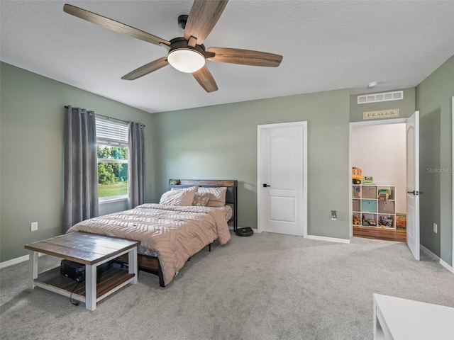 1824 Forest Glen Dr, Fruitland Park, FL 34731 - carpeted bedroom featuring ceiling fan and baseboards