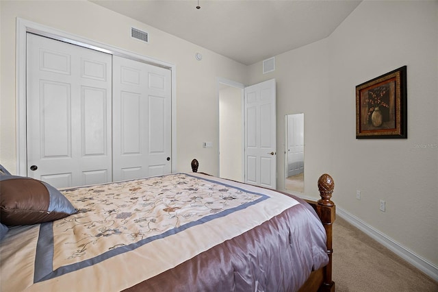 52 Camino Real Blvd, Howey In The Hills, FL 34737 - bedroom featuring carpet floors, a closet, and baseboards