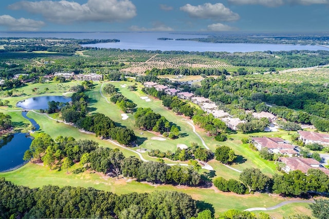 52 Camino Real Blvd, Howey In The Hills, FL 34737 - aerial view of property's location featuring a nearby body of water and a golf course