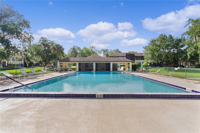 504 Silver Crse Unit A, Ocala, FL 34472 - community pool with a patio area