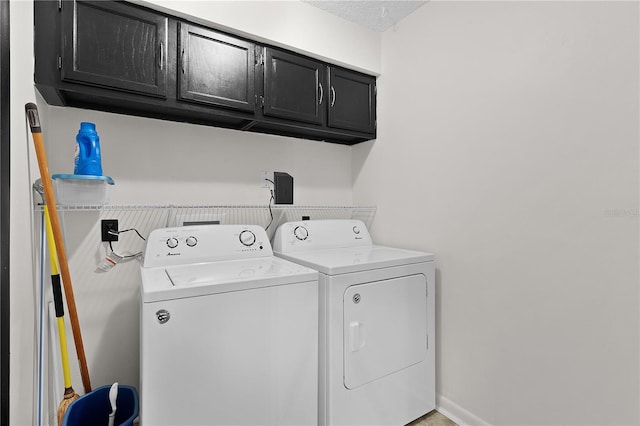 504 Silver Crse Unit A, Ocala, FL 34472 - laundry area featuring washing machine and dryer and cabinet space