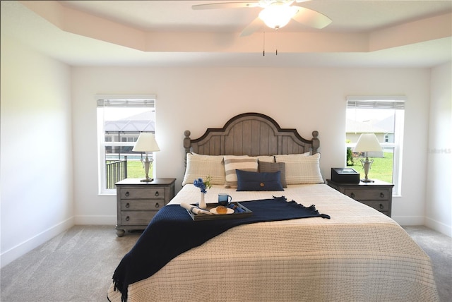 6301 Danielson Loop, The Villages, FL 32163 - bedroom featuring carpet and ceiling fan