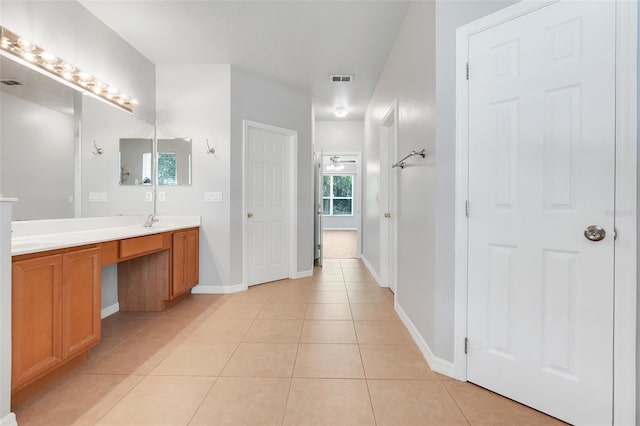 2745 Shearwater St, Clermont, FL 34711 - bathroom featuring vanity and tile patterned floors