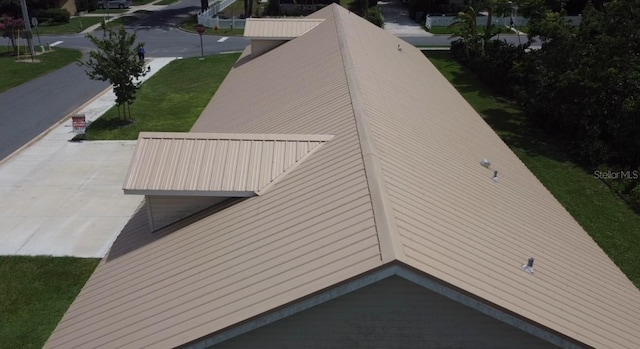 501 N Simpson St, Mount Dora, FL 32757 - drone / aerial view