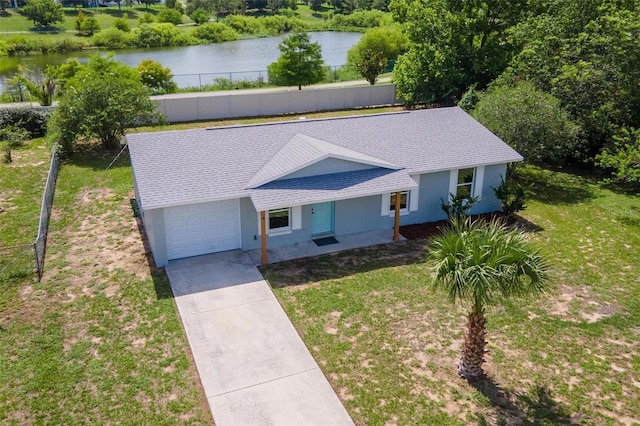 4 Kristin Ln, Eustis, FL 32726 - aerial view of property and surrounding area featuring a nearby body of water