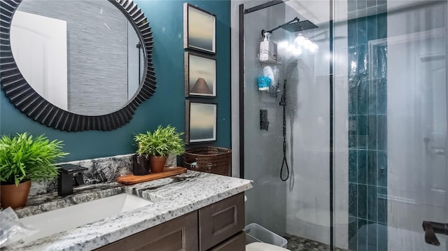 1130 Woodsong Way, Clermont, FL 34714 - full bath with a shower stall, vanity, and toilet