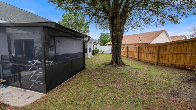 1130 Woodsong Way, Clermont, FL 34714 - view of yard featuring a sunroom